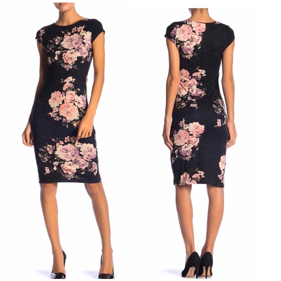 Velvet Torch Dresses & Skirts - Velvet Torch Bodycon Cap Sleeve Dress NWT XL